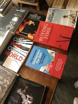 Books  at Massolit Books & Café in Krakow