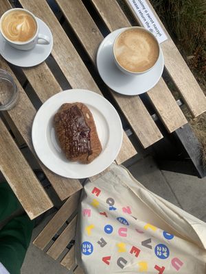 pain au chocolat   at Massolit Books & Café in Krakow