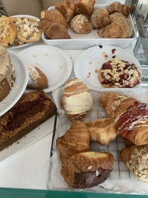 vegan pastries   at Massolit Books & Café in Krakow