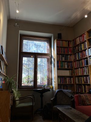   at Massolit Books & Café in Krakow