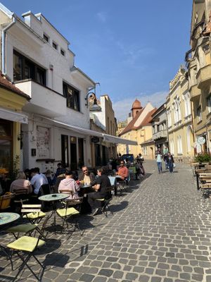   at La Birou Bistro in Brasov