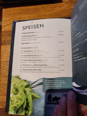 No vegan flammkuchen🙄 at Schiffwirtschaft in Fuessen