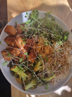 Bowl at Copper + Cloves @ Organic World in Bangalore