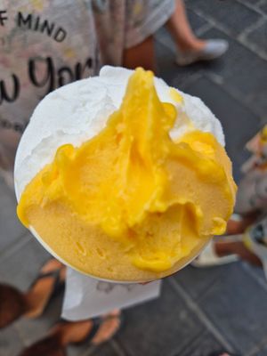  at Gelatomania in Taormina