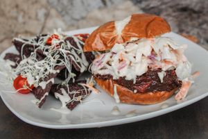 The Ol' Riley Vegan Barbecue at Soul Wired Cafe in Jackson