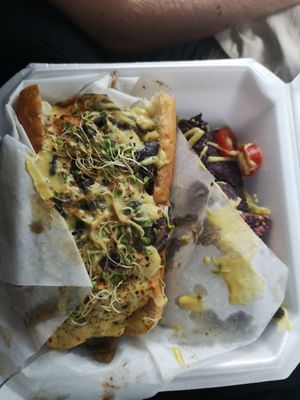 Philly Beef at Soul Wired Cafe in Jackson