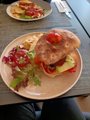 Vegan Focaccia at Friend's Bistro in Westport