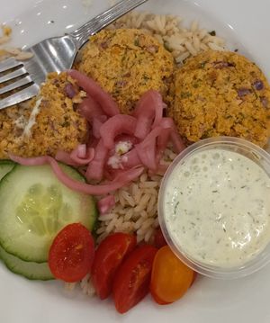 Falafel Bowl at Prince Street Cafe in York