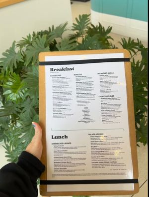 Menu at Prince Street Cafe in York