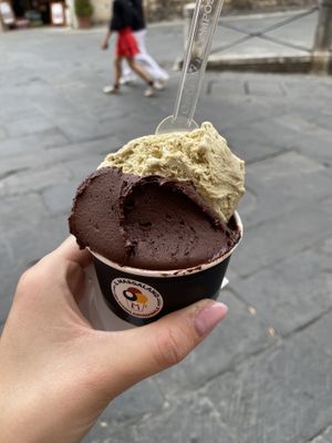   at Gelateria il Masgalano in Siena