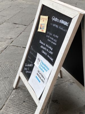   at Gelateria il Masgalano in Siena