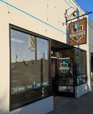 exterior at Ice Cream Renaissance in Vancouver