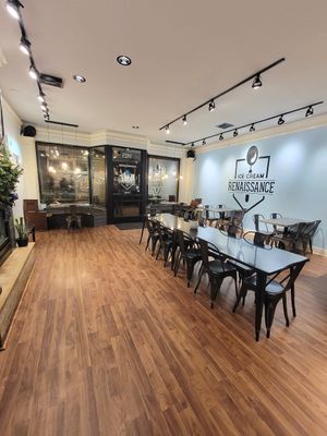Interior at Ice Cream Renaissance in Vancouver