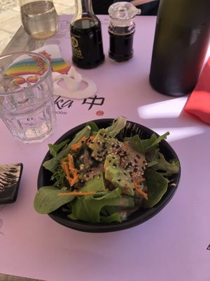 Vegan salad   at Naka in Avignon