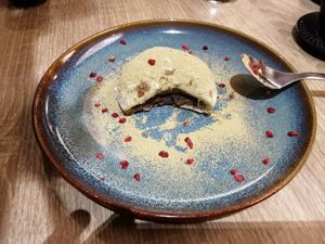 Daifuku aux haricots rouges, dessert traditionnel japonais naturellement vegan at Naka in Avignon