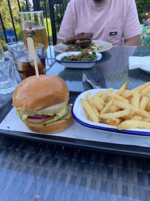 Vegan burger (beyond patty) at Hare & Hounds in Bath