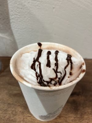 Hot coco  at Tsuchi Cafe in Toronto