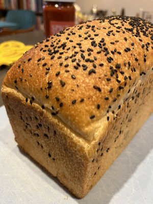 Sourdough shokupan to take home - amazing and stayed fresh for days   at Tsuchi Cafe in Toronto