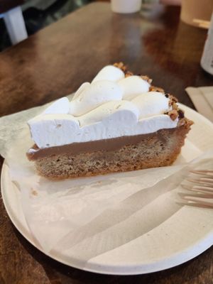 Hazelnut - earl grey cake at Tsuchi Cafe in Toronto