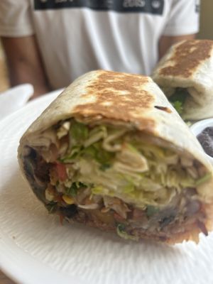 Burrito (vegan)  at El Pueblito Mexican in Bracebridge