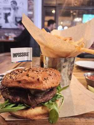 Impossible burger at Finney's Crafthouse in Ventura