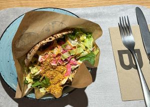 falafel pita 🥙   at The Bridge in Zurich