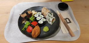 Vegan Sushi from Tokio Express at The Bridge in Zurich