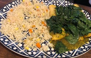 Spinach Enchiladas   at Old Mexico in Ithaca