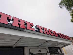 In a busy part of town. at The Taco Stand in Encinitas