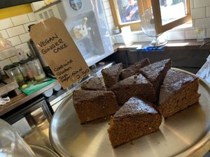 Vegan ginger at Cafe in the Park in Rickmansworth