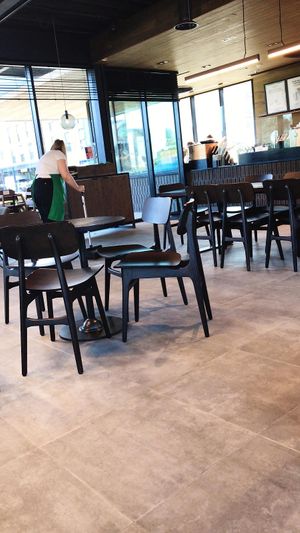 Interior of the store lots of seating and great Wi-Fi too. at Starbucks in Belvedere