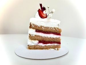 Vegan Strawberry Tart  at Healthy Sweets by Polina in Tallinn