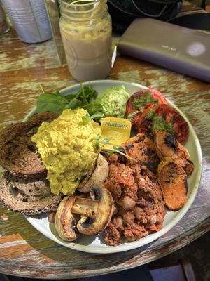 Plant based big breakfast 🥰  at Cafe Mojo in Mundaring