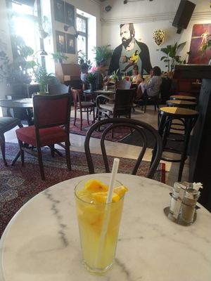 Inside at Papírkutya in Veszprem