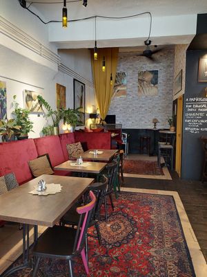 Inside at Papírkutya in Veszprem