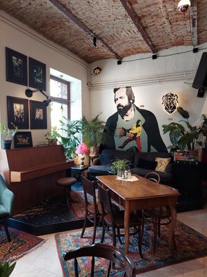 Inside at Papírkutya in Veszprem