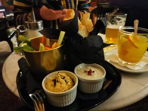 Vegan Tapas Plate at Papírkutya in Veszprem