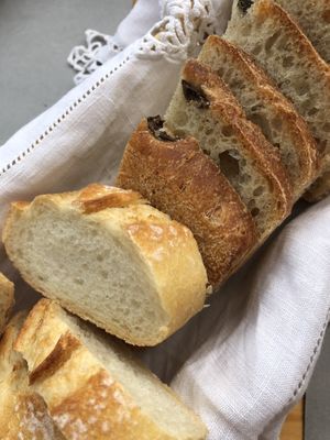 Homemade bread  at La Dimora del Bardo in Nimis