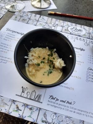 Gele curry at Bistro Belle in Oud Zuilen