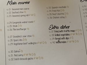 Mains at Bistro Belle in Oud Zuilen