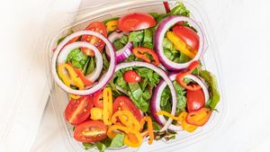 KALE SALAD at Earths Goddess Holistics and Juicebar in Fort Lauderdale