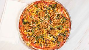 VEGAN PIZZA at Earths Goddess Holistics and Juicebar in Fort Lauderdale