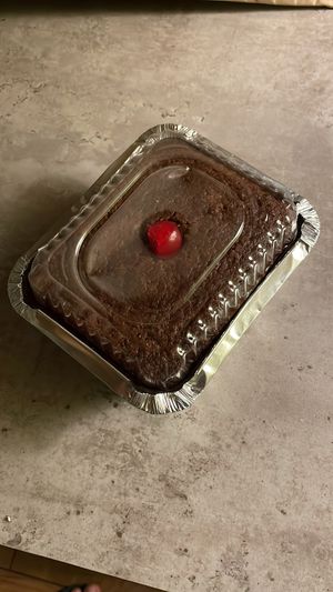 Chocolate rum cake  at Earths Goddess Holistics and Juicebar in Fort Lauderdale