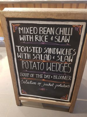 Menu options at Brewhouse Cafe - Seaton Delaval Hall in Seaton Sluice