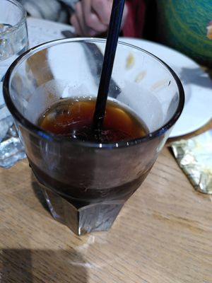 Decaf iced americano (August 2023) at Brewhouse Cafe - Seaton Delaval Hall in Seaton Sluice