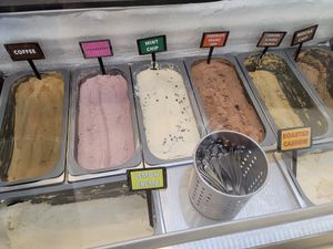 Flavors (Try roasted cashew and lemon creme!) at Mr.Dewie's Cashew Creamery in Oakland