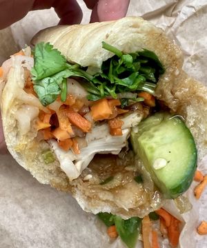 Tofu banh mi  at Dragoneats - Haight in San Francisco