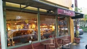 outside at The Tao of Tea in Portland