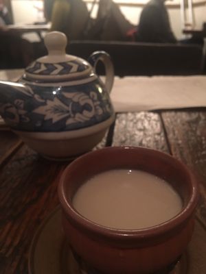 Chai latte  at The Tao of Tea in Portland