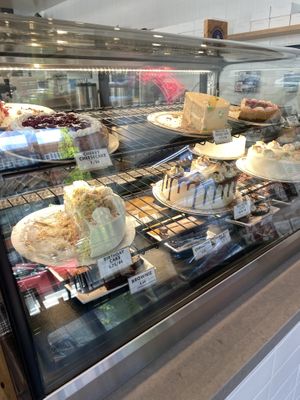 Birthday Cake and Peaches and Cream Are My Faves💕  at Timeless Coffee - Webster in Oakland